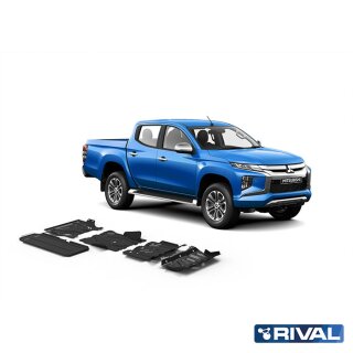 RIVAL Unterfahrschutzplatten Pickup Mitsubishi L200 / Triton KL 2,4D; 2,2D