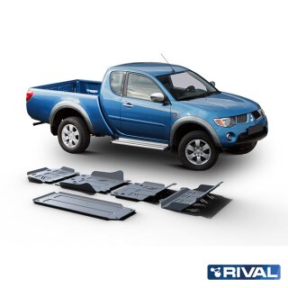 RIVAL Unterfahrschutzplatten Pickup Mitsubishi L200 / Triton KAOT 2,5TD Double Cab only