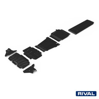 RIVAL Unterfahrschutzplatten Pickup Nissan Navara D23 2,3D (incl. EURO6)