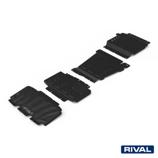 RIVAL Unterfahrschutzplatten Pickup Nissan Navara D23 2,5D; 2,3D (incl. EURO6)