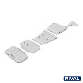 RIVAL Unterfahrschutzplatten SUV Nissan Pathfinder R51 2,5D V6; 3,0D