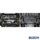 RIVAL Unterfahrschutzplatten Pickup Nissan Navara D23 2,5D; 2,3D (incl. EURO6)