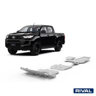 RIVAL Unterfahrschutzplatten Pickup Toyota Hilux Revo/Executive/Rocco/Invincible 4WD 2,4D (incl. EURO6)
