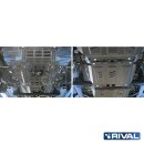 RIVAL Unterfahrschutzplatten Pickup Toyota Hilux Revo/Executive/Rocco/Invincible 4WD 2,8D; 2,4D (EURO6 approved)