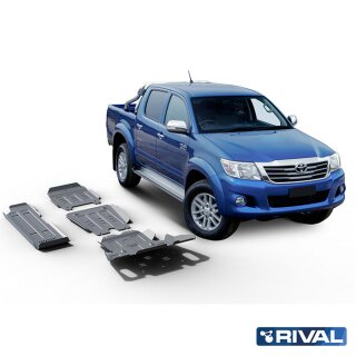 RIVAL Unterfahrschutzplatten Pickup Toyota Hilux Vigo 2,5TD; 3,0TD; 2,7