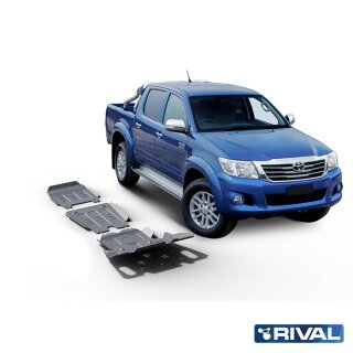 RIVAL Unterfahrschutzplatten Pickup Toyota Hilux Vigo 2,5TD; 3,0TD; 2,7