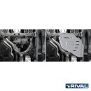 RIVAL Unterfahrschutzplatten SUV Toyota Land Cruiser 300 J30 3.5; 4.0; 3.3TD