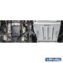 RIVAL Unterfahrschutzplatten Pickup Ford Ranger Applicable to Double ?ab 3.0D; 2,0D Bi-Turbo; 2.3 PHEV AT 4WD