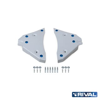 RIVAL Unterfahrschutzplatten Pickup Ford Ranger Applicable to Double ?ab 3.0D; 2,0D Bi-Turbo AT 4WD (FIT ONLY WITH WHEELS 18R or more)