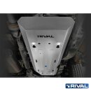 RIVAL Unterfahrschutzplatten Pickup Ford Ranger Applicable to Double ?ab 3.0D; 2,0D Bi-Turbo AT 4WD