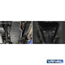 RIVAL Unterfahrschutzplatten Pickup Ford Ranger Applicable to Double ?ab 3.0D; 2,0D Bi-Turbo AT 4WD