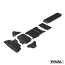 RIVAL Unterfahrschutzplatten Pickup Ford Ranger Applicable to Double ?ab 3.0D; 2,0D Bi-Turbo AT 4WD (1890 FIT ONLY WITH WHEELS 18R or more)