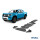 RIVAL Unterfahrschutzplatten Pickup Ford Ranger Applicable to Double ?ab 3.0D; 2,0D Bi-Turbo AT 4WD (1890 FIT ONLY WITH WHEELS 18R or more)