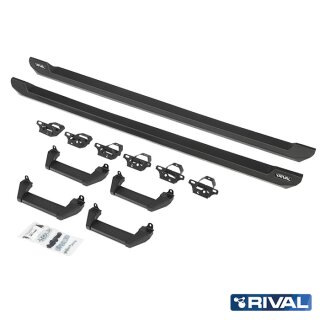 RIVAL Seitliche Rock Rails mit Drop Steps SUV Jeep Wrangler JL