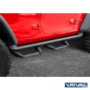 RIVAL Seitliche Rock Rails mit Drop Steps SUV Jeep Wrangler JL