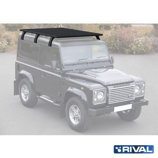 RIVAL Aluminium Modularer Dachträger SUV Land Rover DEFENDER 90
