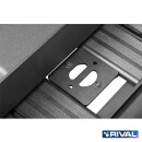 RIVAL Aluminium Doppelkanisterhalter für Modularen Dachträger