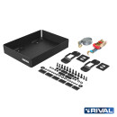 RIVAL Aluminium Doppelkanisterhalter für Modularen Dachträger