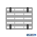 RIVAL Edelstahl Zelt-Montagehalter für Modularen Dachträger (Pick-Ups)