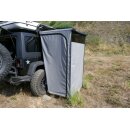 James Baroud FALCON Duschkabine – mobile Campingdusche mit Aluminiumrahmen