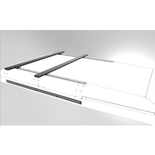 Alu Cab Quertrger 1450 mm schwarz (1 Paar)